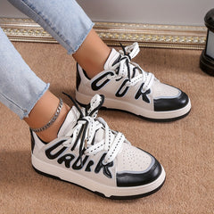 Women's Patchwork Skate Shoe Breathable Casual Sport Shoes