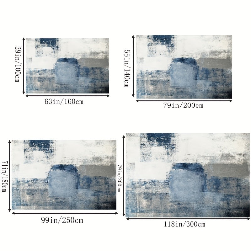 Soft Shaggy Rug for Living Room Bedroom Office Non Slip Waterproof