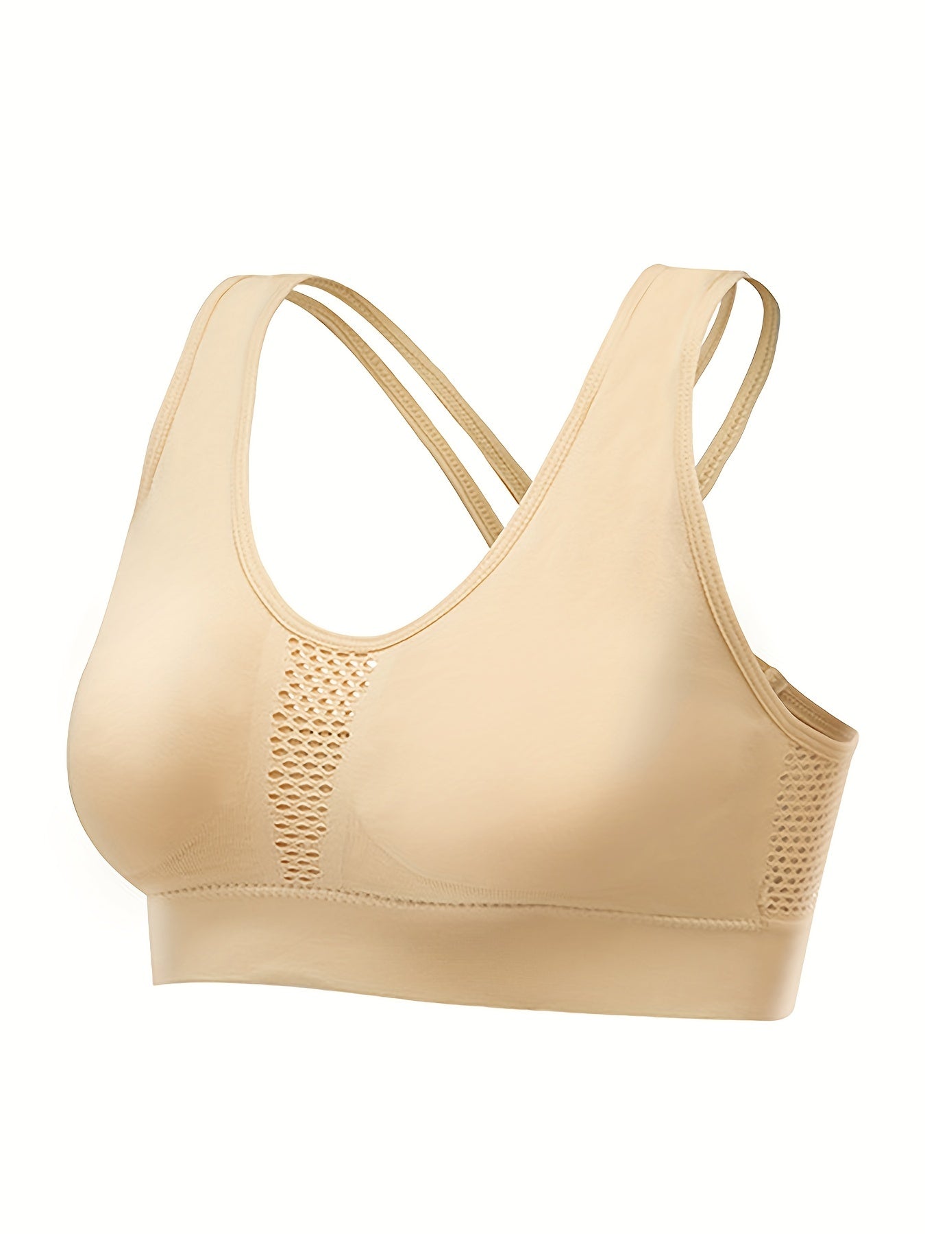 Criss Cross Sports Bra Breathable Workout Tank Bra