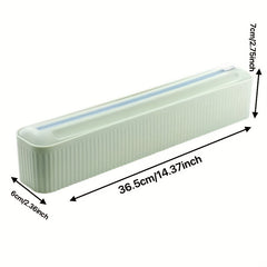 Plastic Wrap Dispenser with Cutter Kitchen Organizer