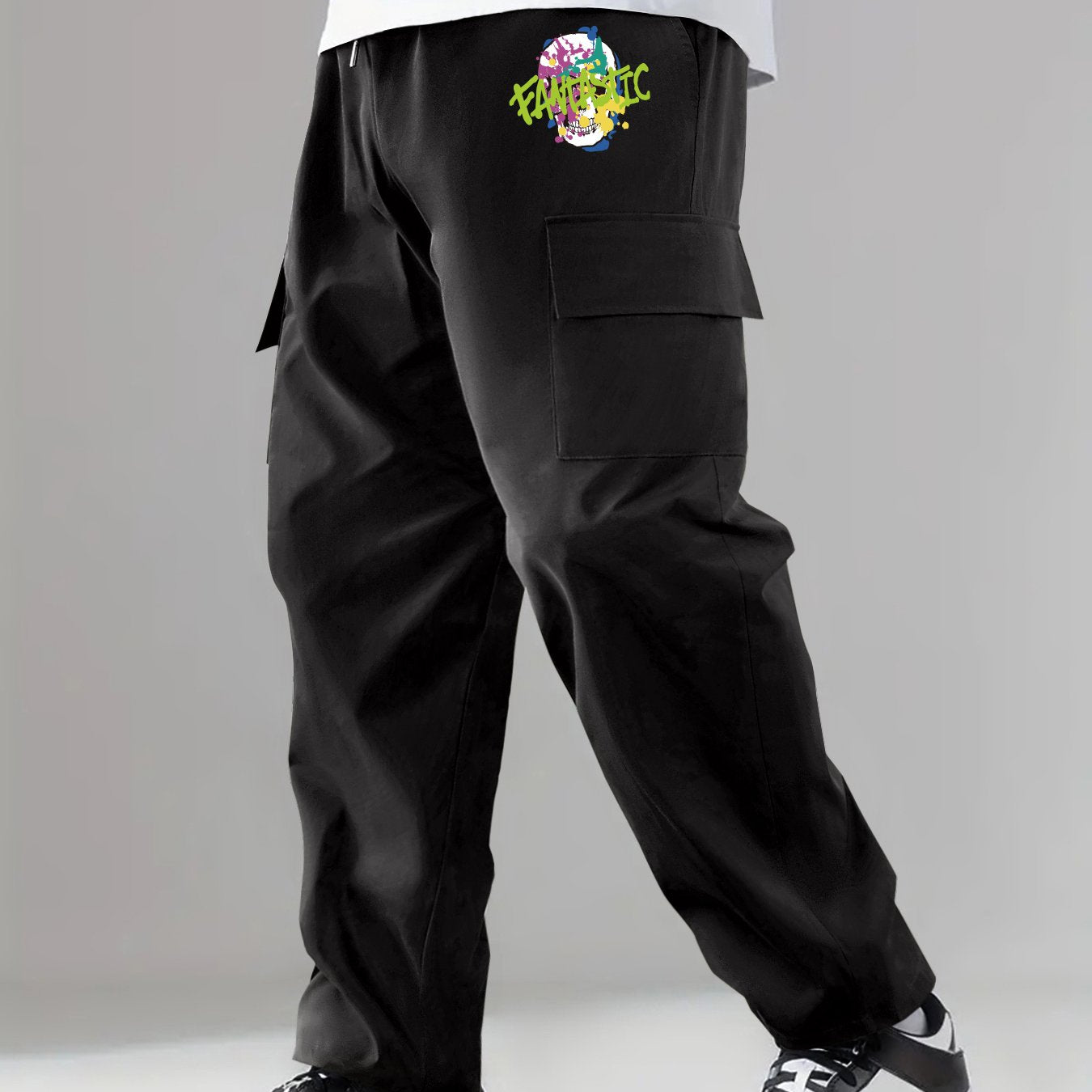 Cargo Pants Men's Flap Pocket Trousers