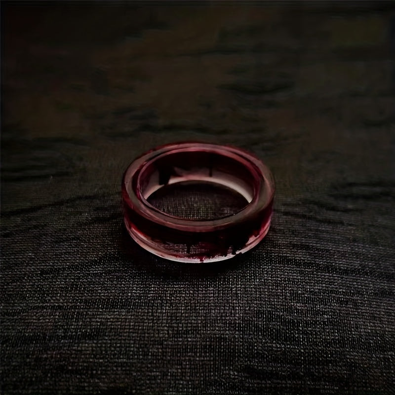 Halloween Ghost Blood Stained Ring in Various Sizes
