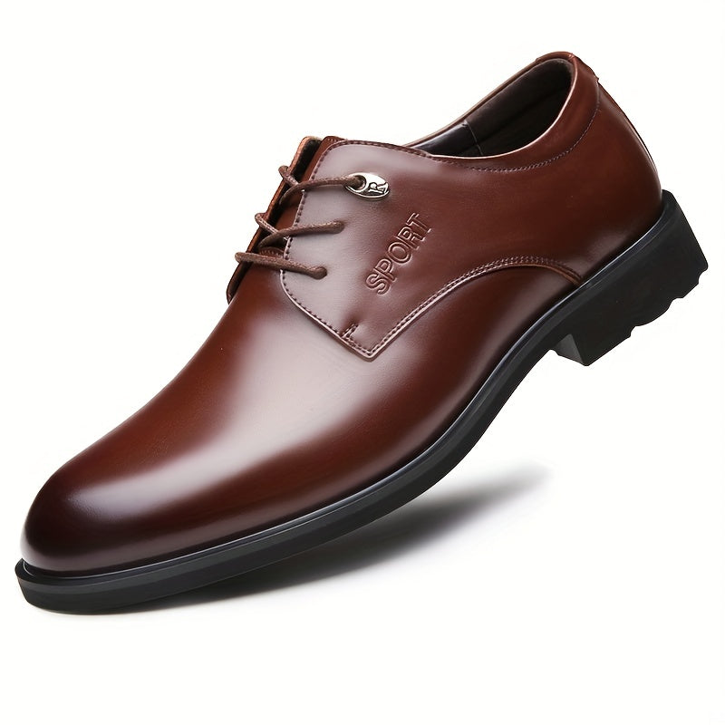 Men's Lace-up Derby Shoes for Business Formal Events