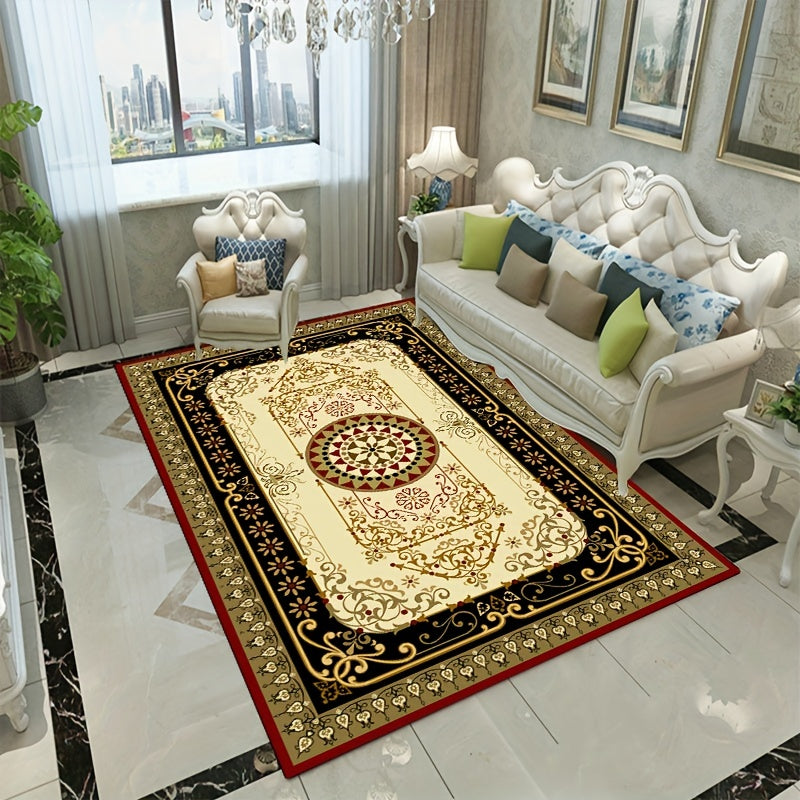 Boho Anti Fatigue Kitchen Rug Vintage Soft Faux Sheepskin Mat