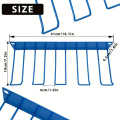 Heavy Duty Floating Tool Rack and Organizer Wall Mount Garage Storage Rack