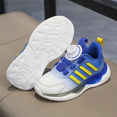 Boys' Basketball Shoes Rotating Buckle Non Slip Sneakers