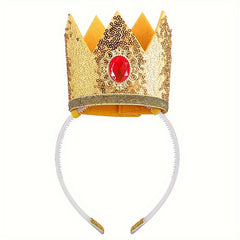 Girl s Cosplay Princess Hairband Crown Costume Accessory