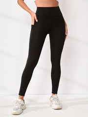 High Waisted Slimming Yoga Pants for Women Stretchy Solid Fitness Leggings