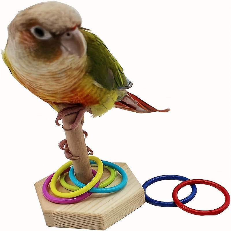 Colorful Bird Trick Toy Set for Parrots and Birds