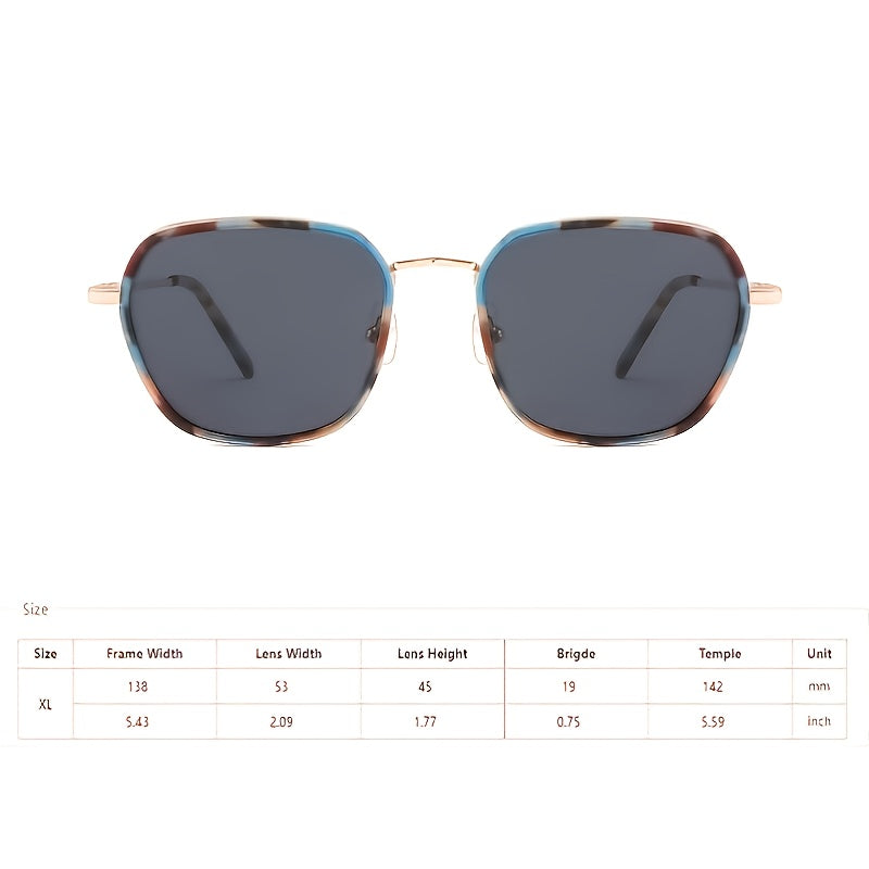 Classic Unisex Sunglasses Black Frame