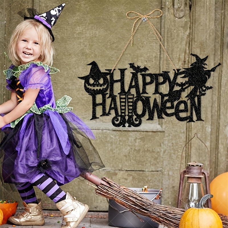 Halloween Party Decoration Pumpkin Bat Door Hanging Ghost Scene Arrangement