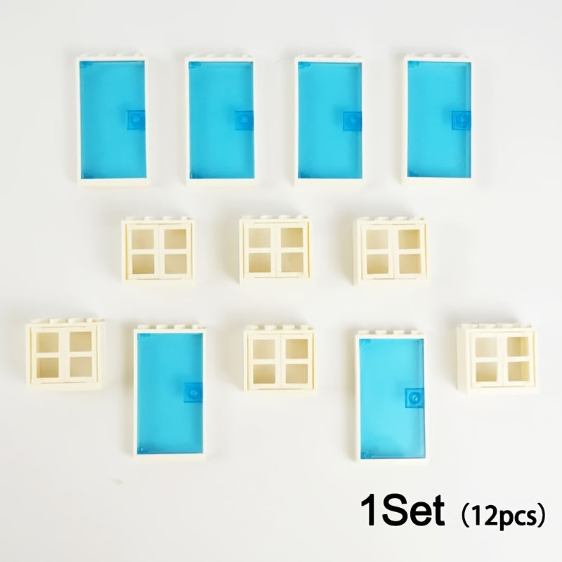 Building Blocks Window and Door Set for Castle Gate City House