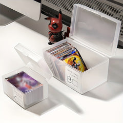 Transparent Desktop Storage Box with Lid for Student Dormitory