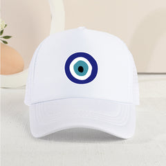 Kids Single-Eye Print Mesh Baseball Cap for Outdoor Activity