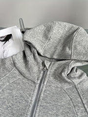 Women's Hooded Slim Fit Sports Jacket with Thumb Hole
