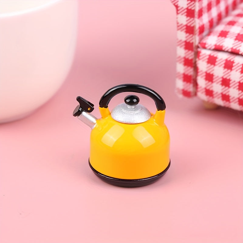 1:12 Dollhouse Pot Belly Kettle Toy Accessory