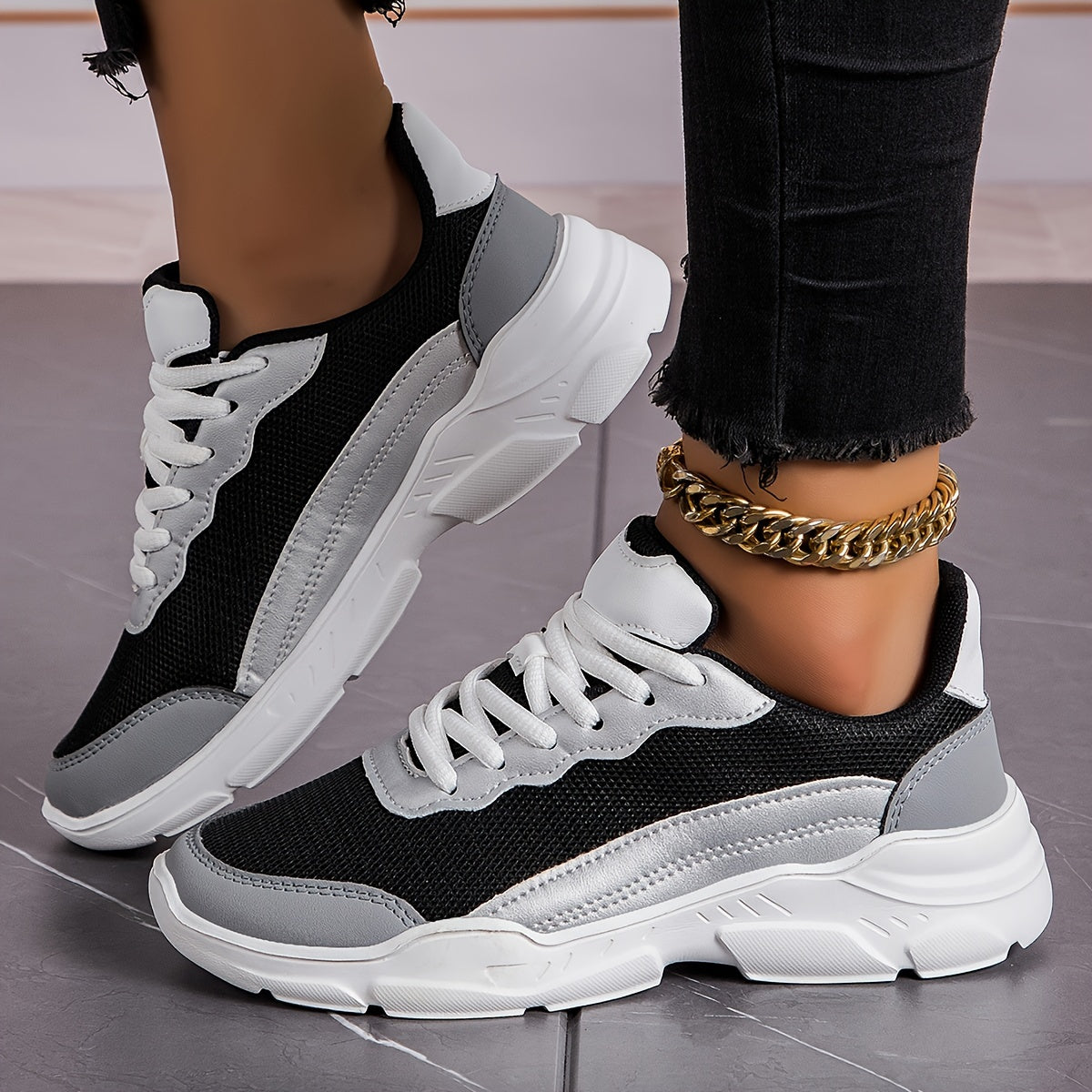 Breathable Shock Absorption Running Shoes Non Slip Casual Wear