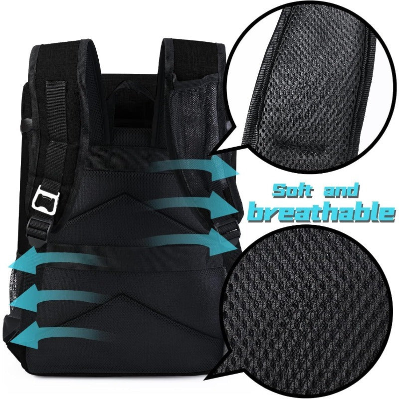 Large Capacity Insulated Cooler Backpack Leak Proof Portable Food Storage Bag