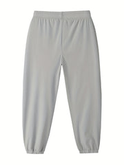 Boys Casual Ice Silk Long Pants Spring Autumn Kids Clothing