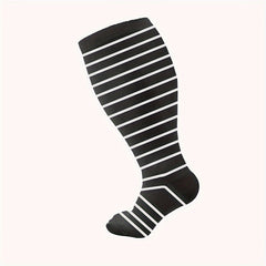 Compression Socks 15-20 mmHg Circulation for Wide Calf