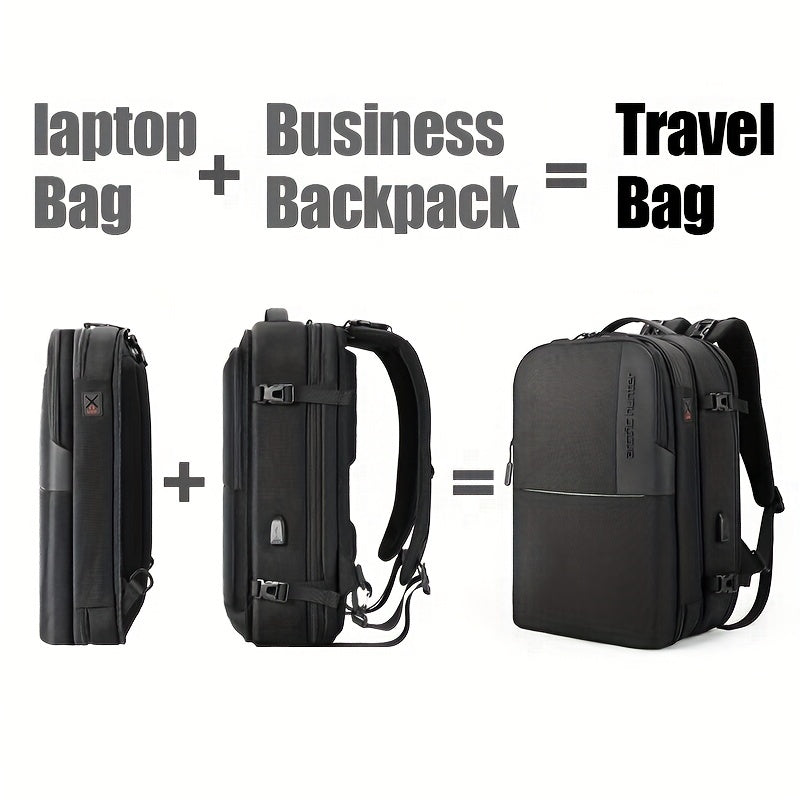 Multifunctional Laptop Bag Detachable 2 In 1 Travel Backpack