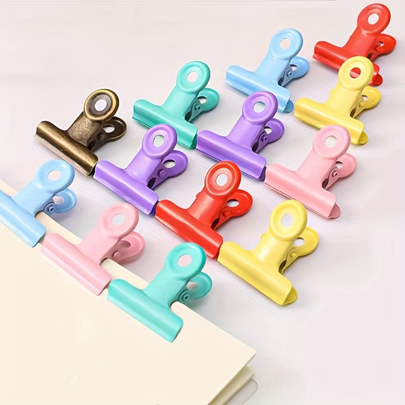 Colorful Round Metal Clip Candy Ticket Holder