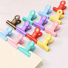 Colorful Round Metal Clip Candy Ticket Holder
