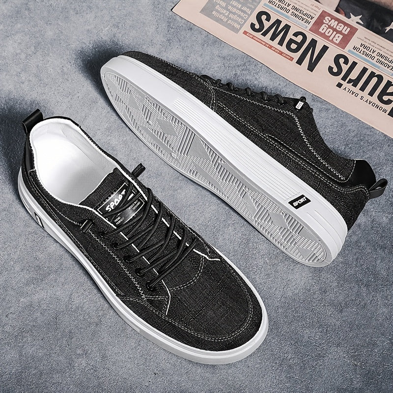 Men's Lace-up Low Top Sneakers Classic Casual Walking Shoes