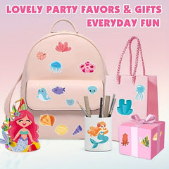 12 Mermaid Stickers Party Favors Make Your Own Mermaid Face Stickers