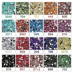 200pcs Diamond Painting Beads 20 Colors 4000 Drills 5D Accessories