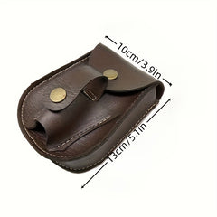 Leather Slingshot Bag with Magnet Ring and Pouch