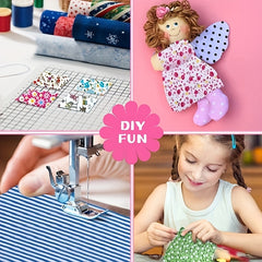 7pcs Cartoon Animal Print Fabric DIY Patchwork Cloth Set