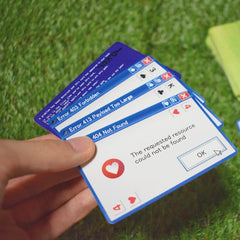 Windows Error Proof Playing Cards - Fun & Stress Card Game