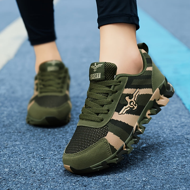 Women's Camo Hiking Shoes Outdoor Sneakers