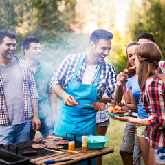 6-Piece BBQ Fork Set Wooden Handle Outdoor Camping Picnic