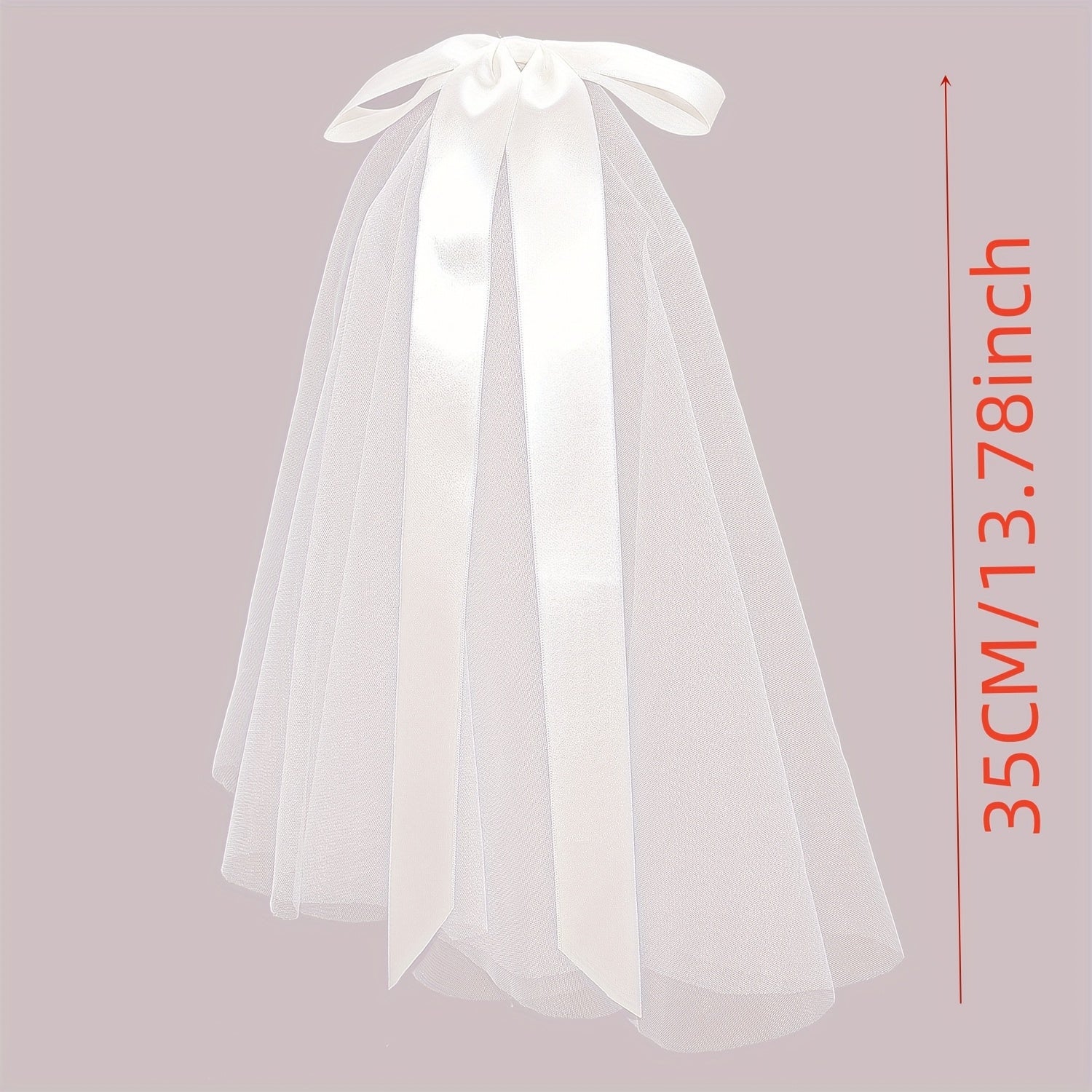Floral Embroidered Bridal Veil with Long Tail