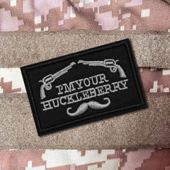 Huckleberry Embroidered Morale Patch for Caps Vests Backpacks