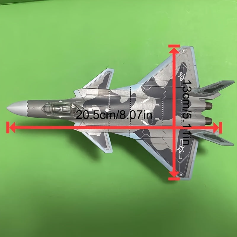 F-20 Fighter Jet Model Self Assembly Kit Desk Decor Realistic Easy to Assemble
