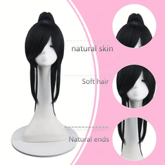 Men's 18 Inch Anime Cosplay Wig - Chemical Fiber Costume Hairpiece
