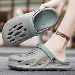 Men's Comfy Clogs Slip on Closed Toe Sandals Soft Sole Walking Shoes