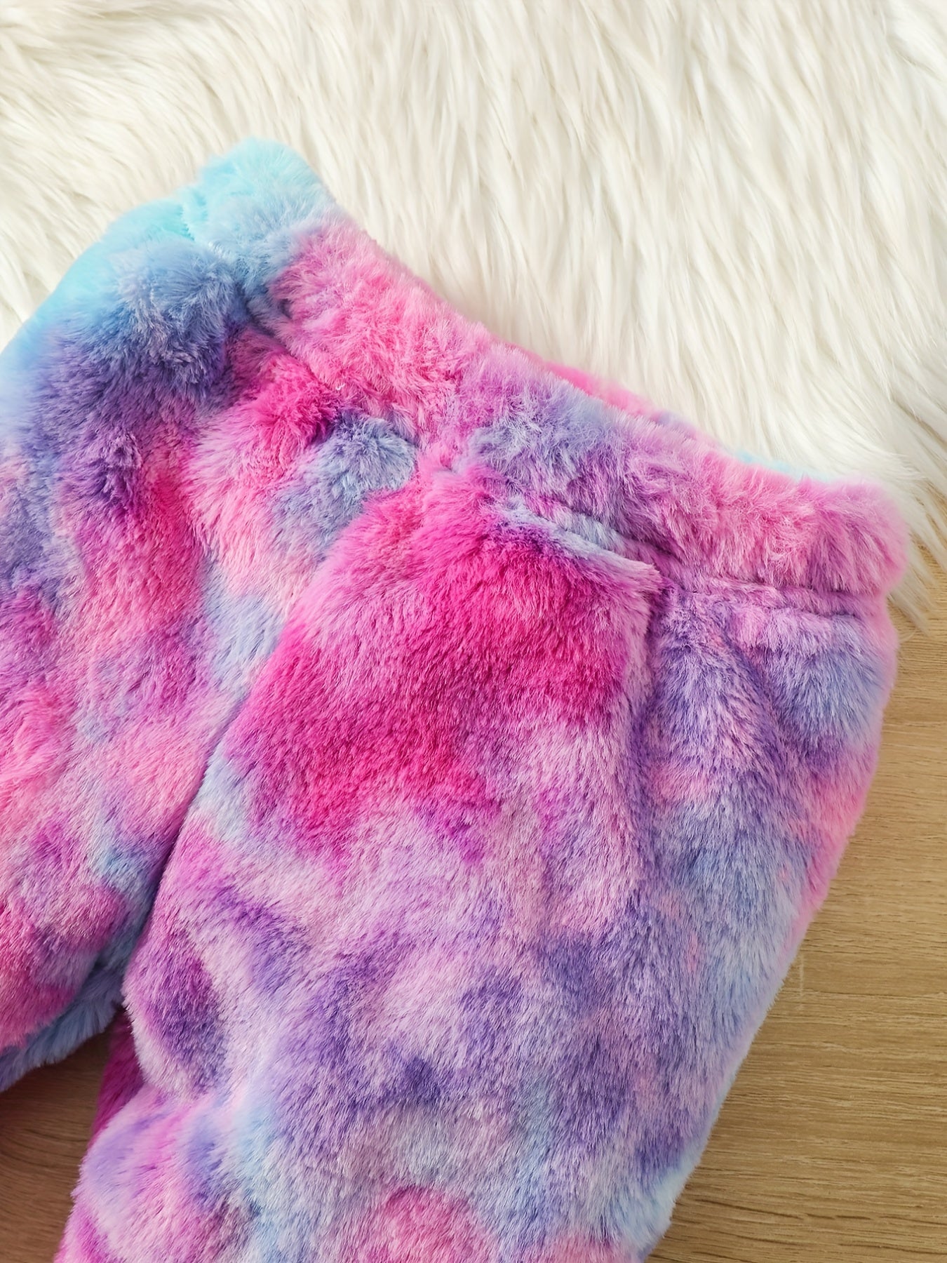Tie Dye Outfit Letter Embroidery Top & Pants Little Boys 2pcs Set