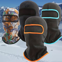 Polar Fleece Balaclava Windproof Full Face Mask Neck Gaiter For Outdoor Sports