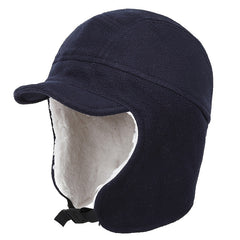 Autumn Winter Plush Warm Hat Men's Pullover Hat With Ear Protection