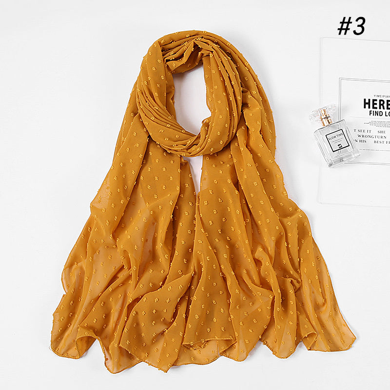 Chiffon Bandana Lightweight Long Shawl Scarf for Fall Winter