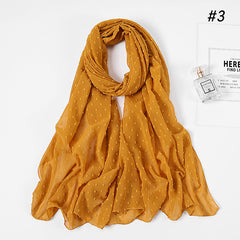 Chiffon Bandana Lightweight Long Shawl Scarf for Fall Winter