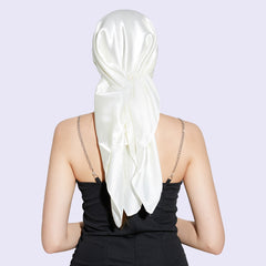 Satin Hijab Satin Finish Wrap Satin Silk Scarf Head Wrap