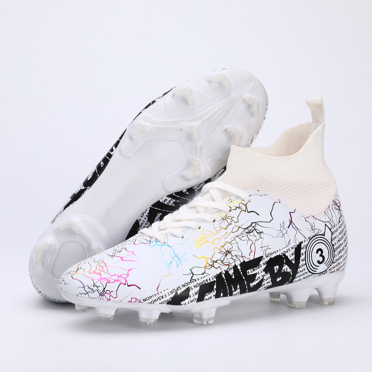 Men's Non Slip Soccer Shoes Outdoor Football Shoes Lightweight Breathable Cleats