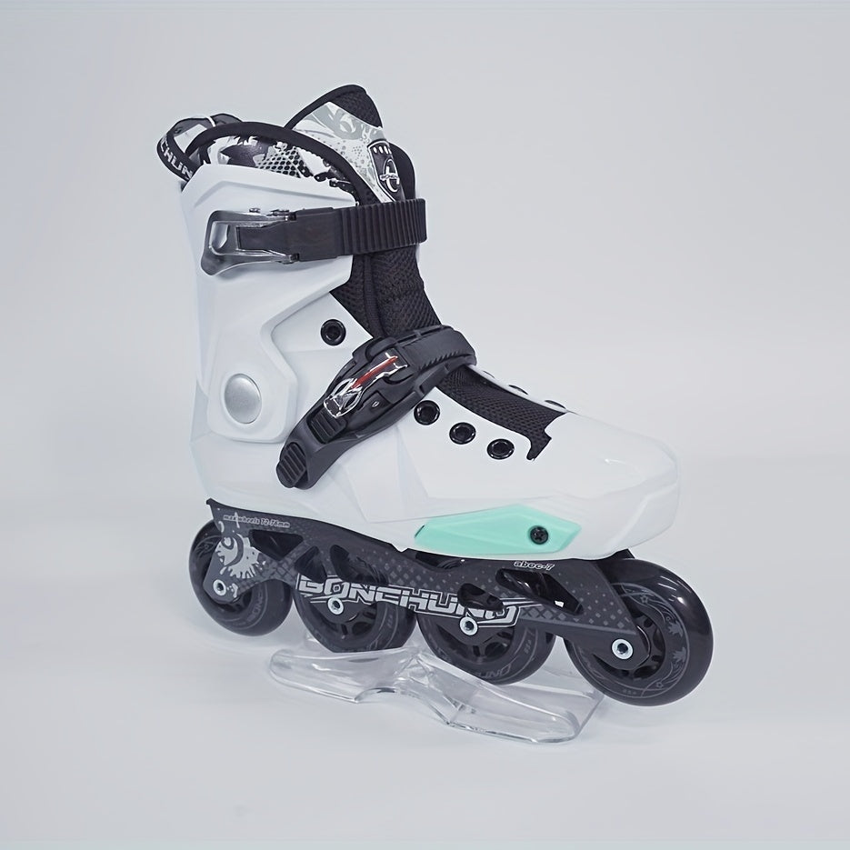 Adjustable Roller Skates for Kids and Adults - Stylish Letter Print
