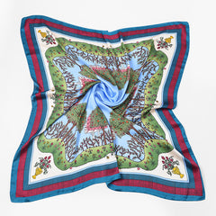 Silk Scarf Satin Large Square Scarf Shawl For Women Lightweight Neck Scarf