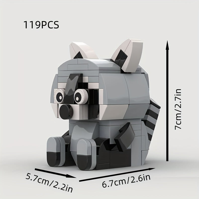 119pcs MOC Bear Building Blocks Toy Set for Kids & Adults - Birthday Gift